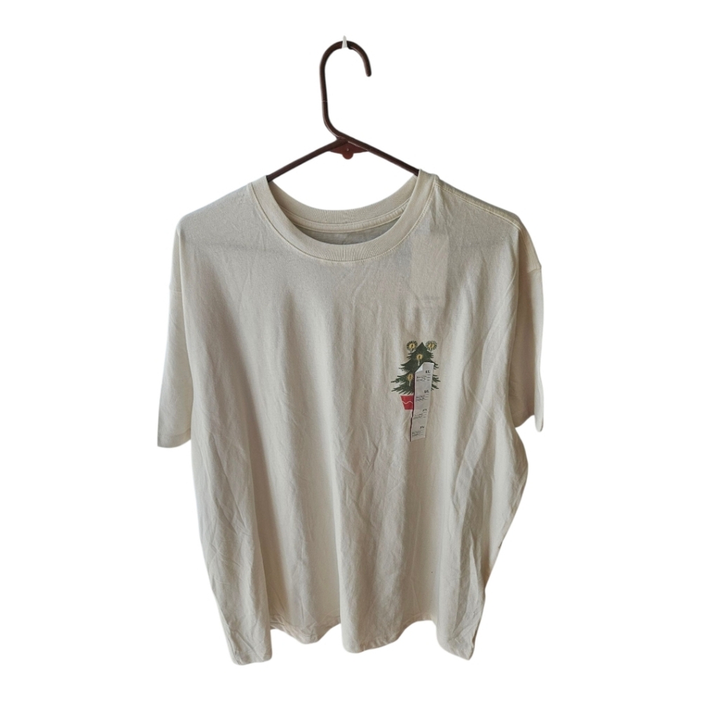 Goodfellow & Co Graphic Christmas Tree T-shirt Size XXL